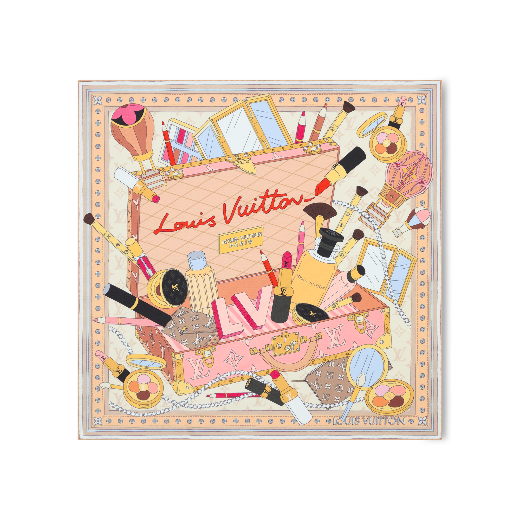 ウィメンズ シルクスカーフ&バンドー - カレ55|ルイ・ヴィトン ウィメンズ シルクスカーフ&バンドー - カレ55|ルイ・ヴィトン